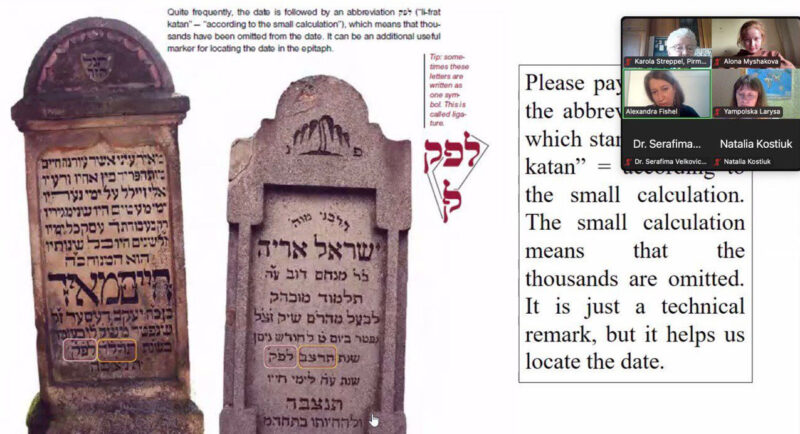 Educators from around the world took part in an online seminar on researching Holocaust victims' databases