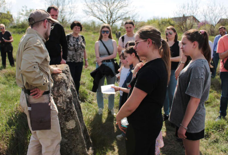 ESJF Educational event took place at the Jewish cemetery in Smotrych