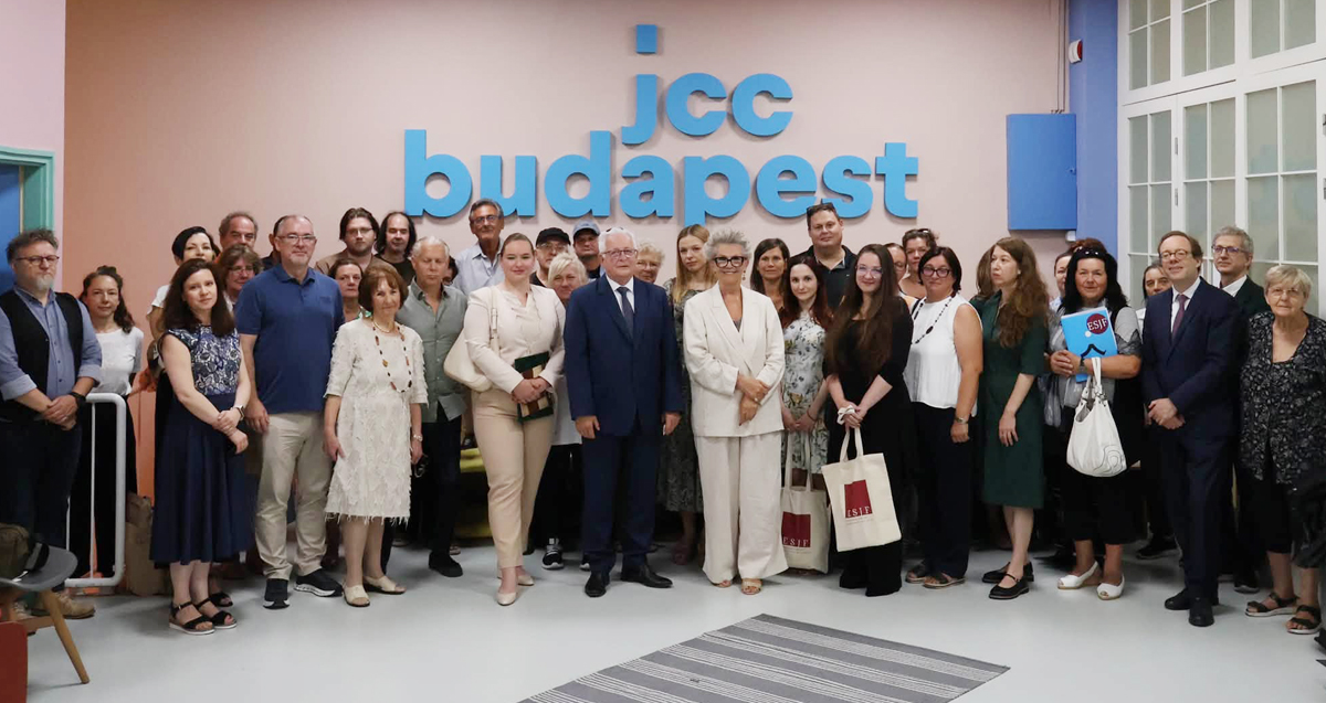ESJF National Seminar on the Preservation of Jewish Cemeteries in Budapest for two days of training and discussions.
