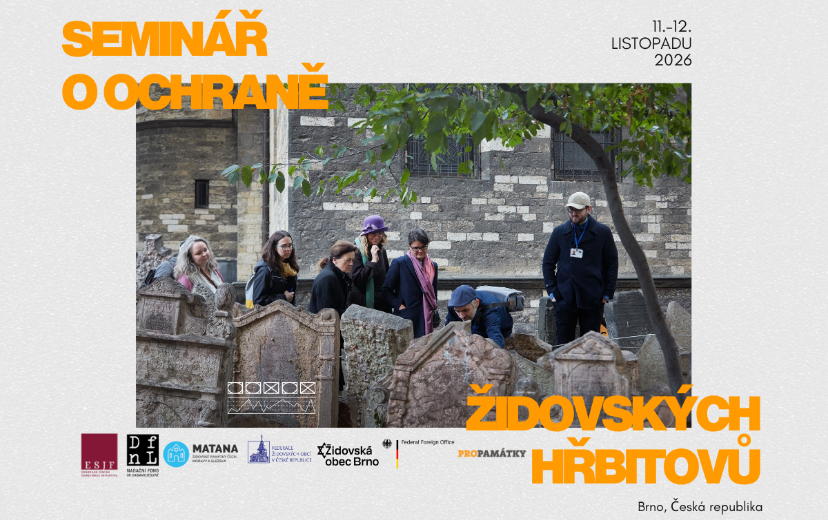 Seminar on Jewish cemeteries preservation in Brno, Czech Republic