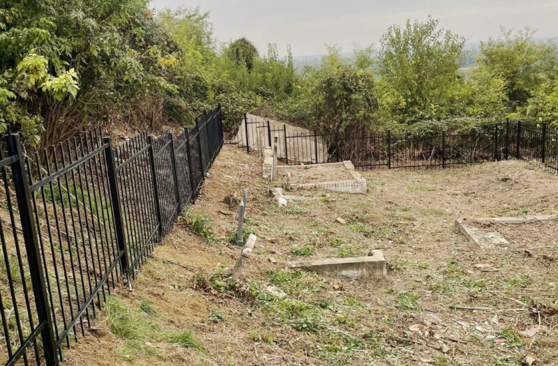 The ESJF has fenced the Jewish cemetery in Čerević, Serbia