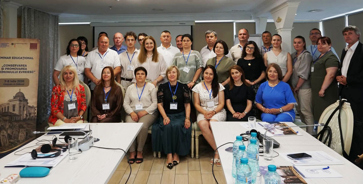 The first day of the two-day international educational seminar "preservation, protection, and promotion of Jewish heritage as an integral part of the cultural heritage of the Republic of Moldova has successfully concluded"